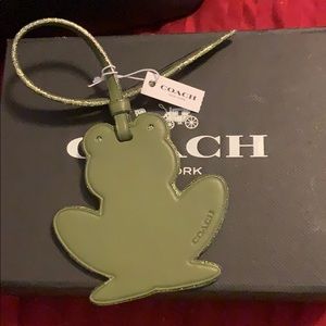 Coach frog purse charm- brand new